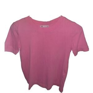 Pink Zara shirt XS